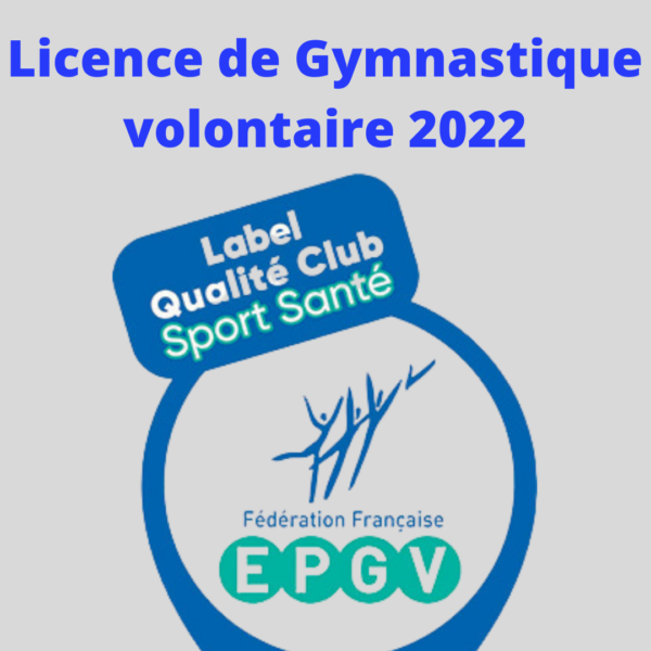 Licence de Gymnastique volontaire association Réunion